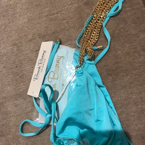 Beach Bunny Ball and Chain Aqua XL/Med NWT - Picture 3 of 3